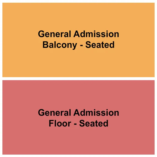 seating chart for The Union Event Center - GA Seated/Balc Seated - eventticketscenter.com